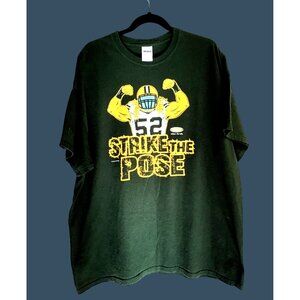 GILDAN- MENS GREEN BAY PACKERS FAN GRAPHIC COTTON T-SHIRT SIZE 2XL